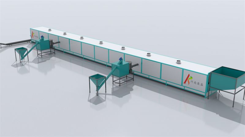 隧道式玉米棒烘干机，玉米穗烘干机，玉米穗烘干设备，多功能流水线烘干设备