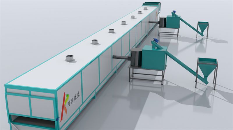 隧道式玉米棒烘干机，玉米穗烘干机，玉米穗烘干设备，多功能流水线烘干设备